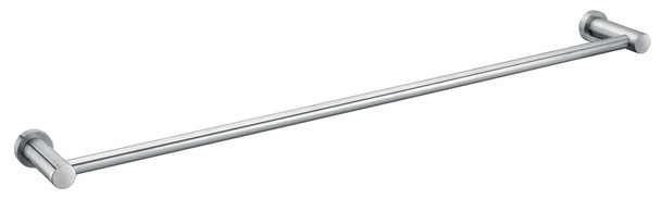 SAMANTHA 750 SINGLE TOWEL RAIL - BRUSHED NICKEL