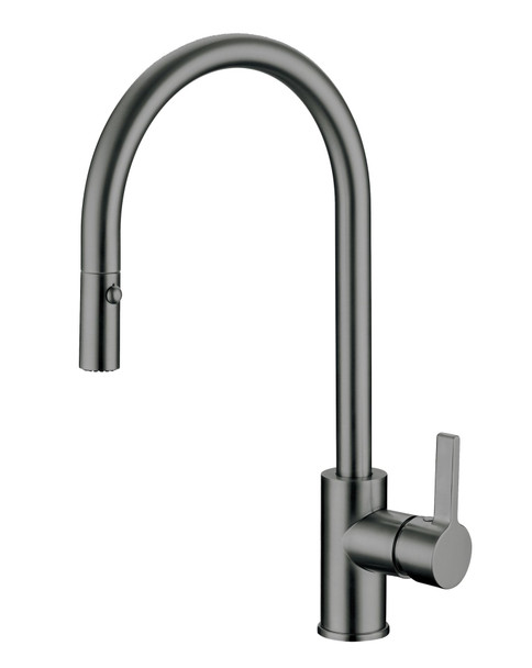 OTUS PULL OUT SINK MIXER - GUN METAL