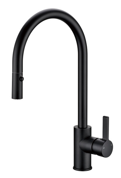 OTUS PULL OUT SINK MIXER - MATTE BLACK