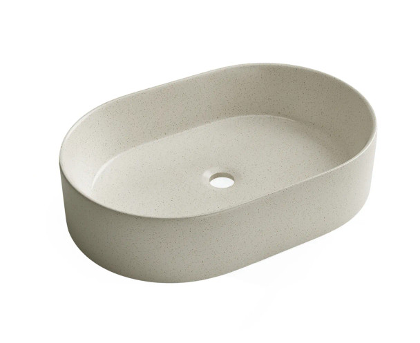 QUAY OVAL BASIN 500x340x120 - CARBON GREY 