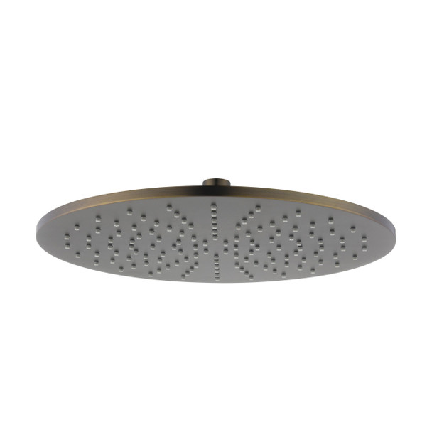 BRASS ROUND SHOWER HEAD 300MM - ANTIQUE BRASS