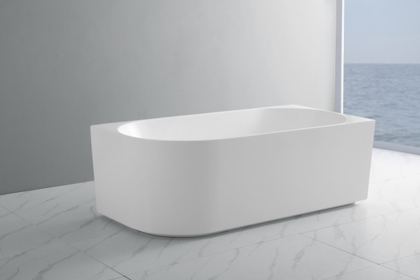 ELIVIA RIGHT CORNER BACK TO WALL BATH 1500 - GLOSS WHITE