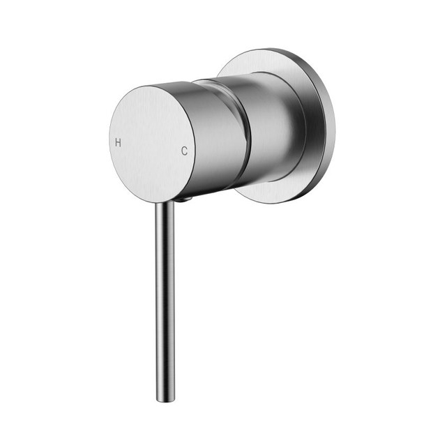 STAR MINI WALL MIXER 60mm - BRUSHED CHROME