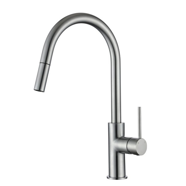 STAR MINI PULL OUT KITCHEN MIXER - BRUSHED CHROME
