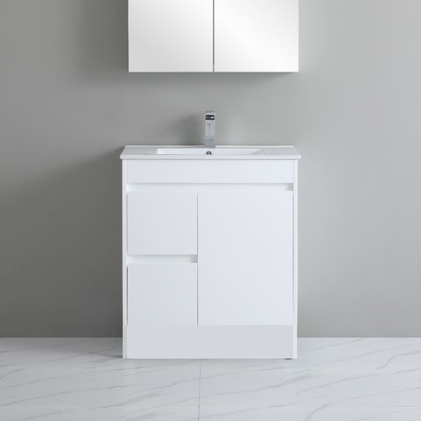 POLAR PVC FLOOR MOUNT VANITY 750mm