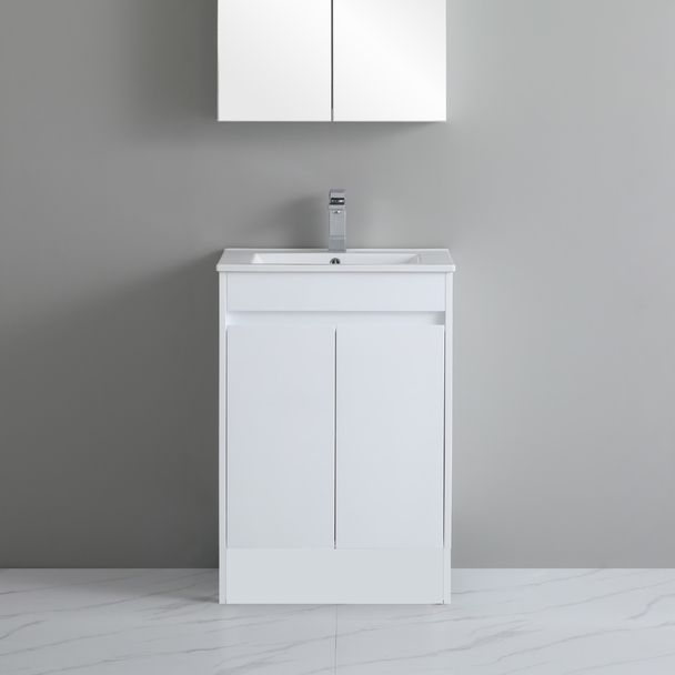 POLAR PVC FLOOR MOUNT VANITY 600mm