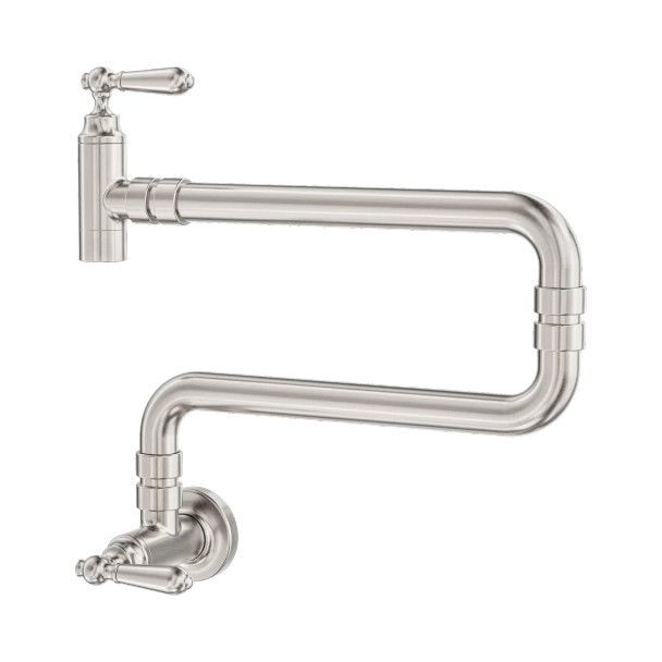 YORK WALL MOUNTED POT FILLER BRUSHED NICKEL