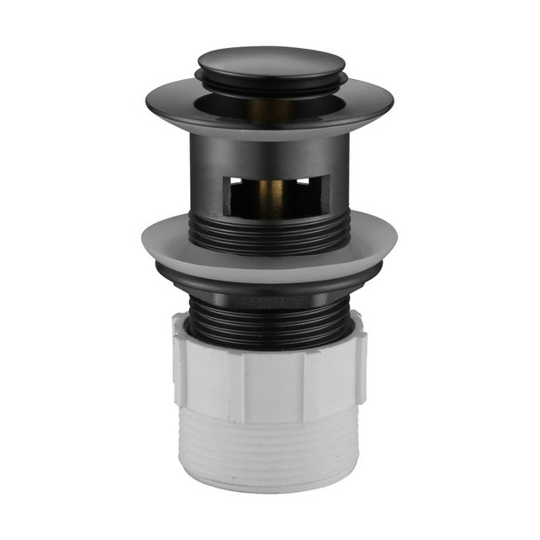 32MM POP-UP WASTE WITH OVERLOW GUN METAL