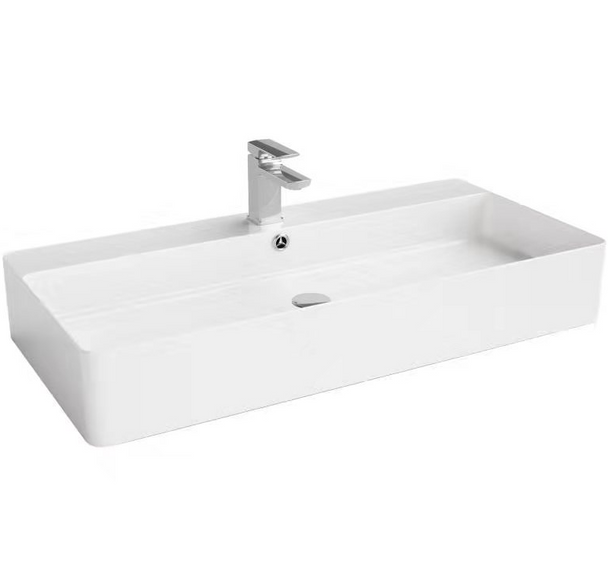 Wall Hung / Bench Top Rectangle Basin 900*420*140mm