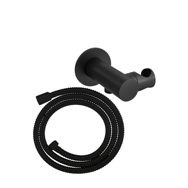 SAMANTHA SEB ONLY SHOWER BRACKET BLACK MATT (NO HAND SHOWER)