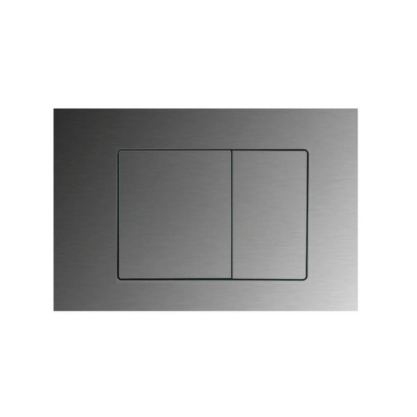 SQUARE PUSH PLATE - GUN METAL