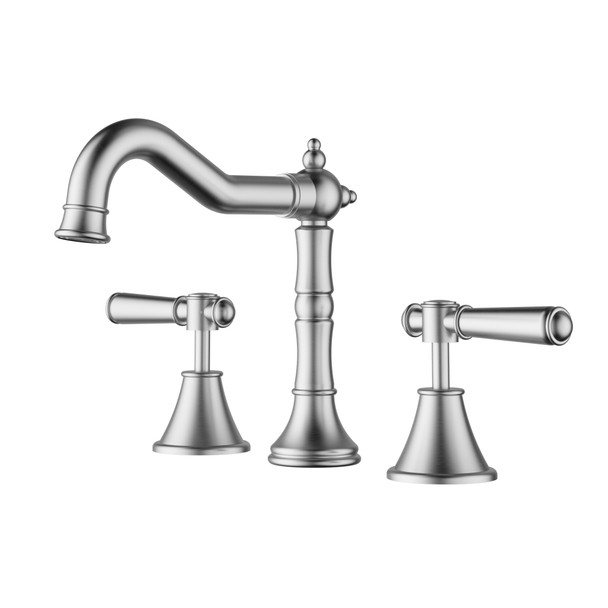 CLASICO BASIN TAP SET BRUSHED NICKEL