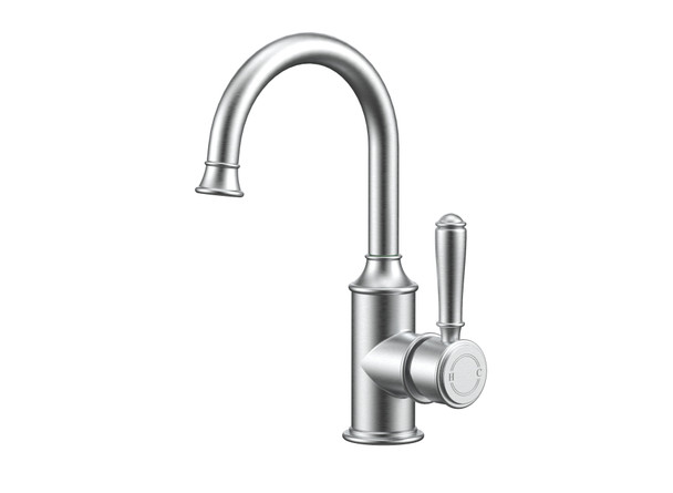CLASICO BASIN MIXER GOOSENECK - BRUSHED NICKEL