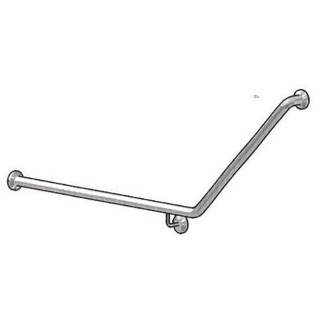 GRAB RAIL LEFT HAND STAINLESS STEEL 870x700mm
