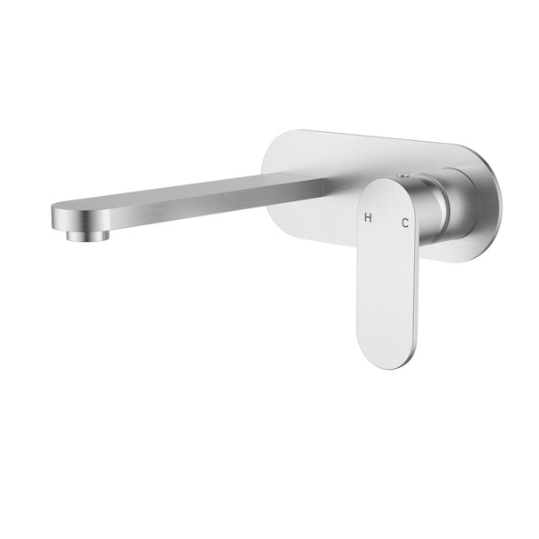 SORA WALL BASIN MIXER TIM KIT (BACKPLATE) - STAINLESS STEEL