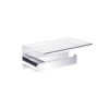 BIANCA TOILET ROLL HOLDER WITH PHONE HOLDER CHROME