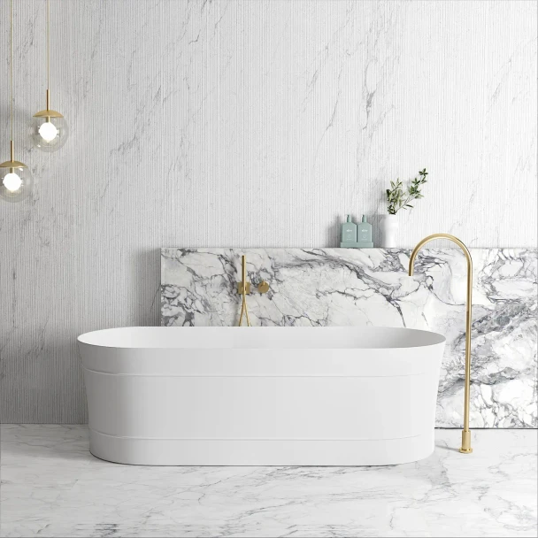 Bondi Freestanding Bath Gloss White