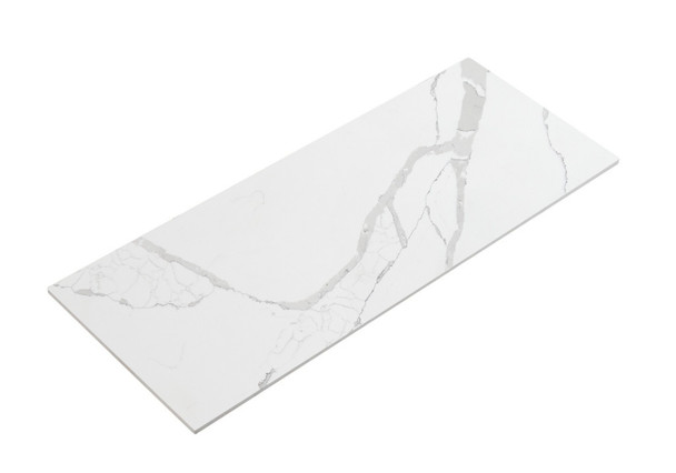 PALIS WHITE SOLID SURFACE STONE TOP 1800