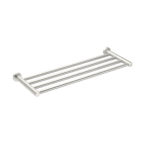 MECCA TOWEL RACK BRUSHED NICKEL WHO Bathroom Warehouse