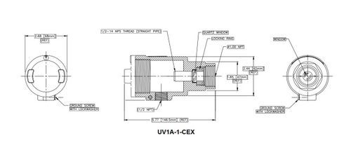 UV1A-1-CEX - Housing