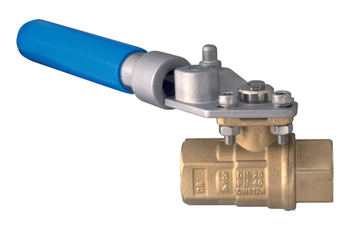 250N SRL - Deadman spring ball valve, full port, FNPT threaded.