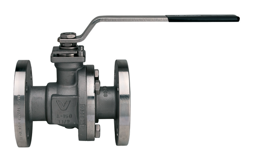 760005 - Stainless steel, ANSI class 150 flanged ends ball valve, full port.