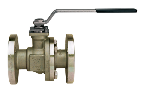 762000 - Carbon steel, ANSI class 150 flanged ball valve, full port.