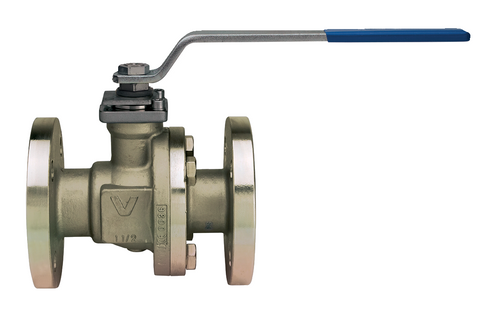 761031 - Carbon steel, ANSI class 300 flanged ball valve, full port.