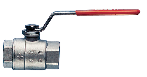 700023 - 2-piece stainless steel FNPT threaded ball valve, full port.  • Pressure rating 1000 psi - 150 psi steam.