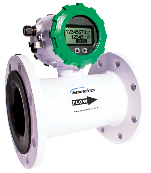 AG3000p - Premium Flanged In-line Magmeter, Includes One Pulse and 4-20mA Output