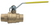 1715 - Brass ball valve with solder ends, full port