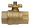 250N LF - Lead free brass ball valve, FNPT threaded, with ISO 5211 pad for actuator, full port.