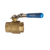 250N LF SRL - Deadman spring lever lead free brass 2-way 2-piece, full port, FNPT threaded.