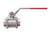 710190 - 3-piece stainless steel ball valve for steam, full port.