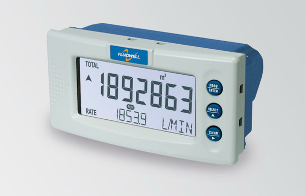 D012 DIN Panel mount - Flow rate Indicator / Totalizer