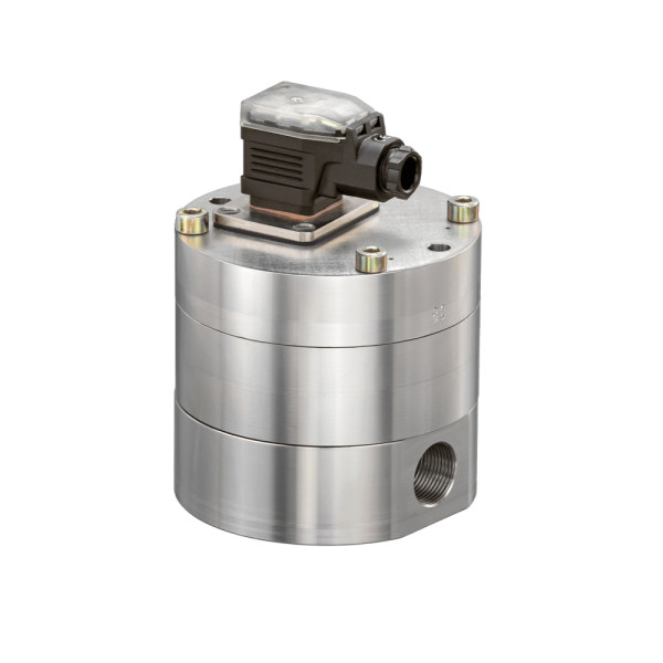 Type VZ VA - Positive displacement flow sensors with connection plate / Stainless steel casing
