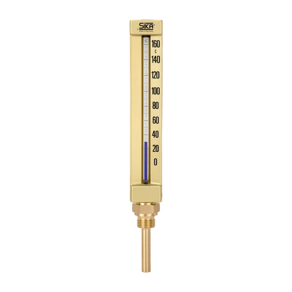 Type 174 - 292 HBZ/WBZ - Solid Industrial thermometers with male thread / Painted aluminium housing