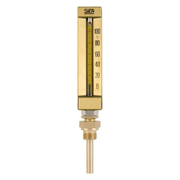 Type 271 - 291 BF - Premium Industrial thermometers with male thread / Anodised aluminium housing, vibration damped