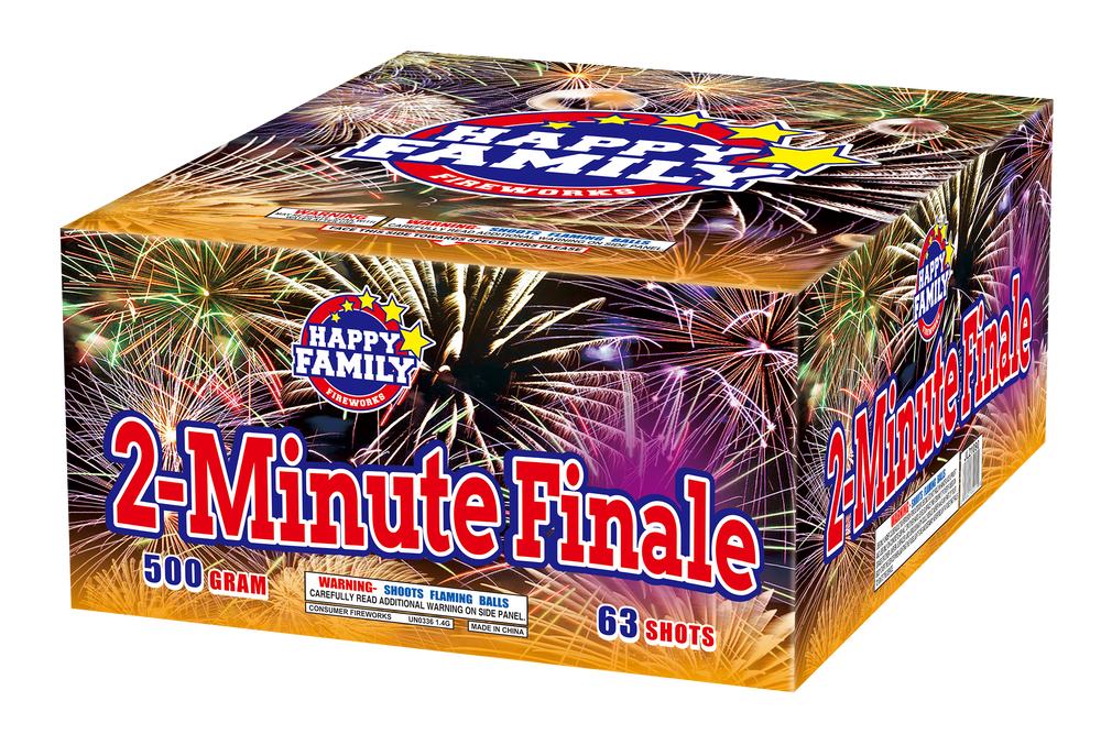 2-Minute Finale XL Aerial (case) - Red Apple Fireworks