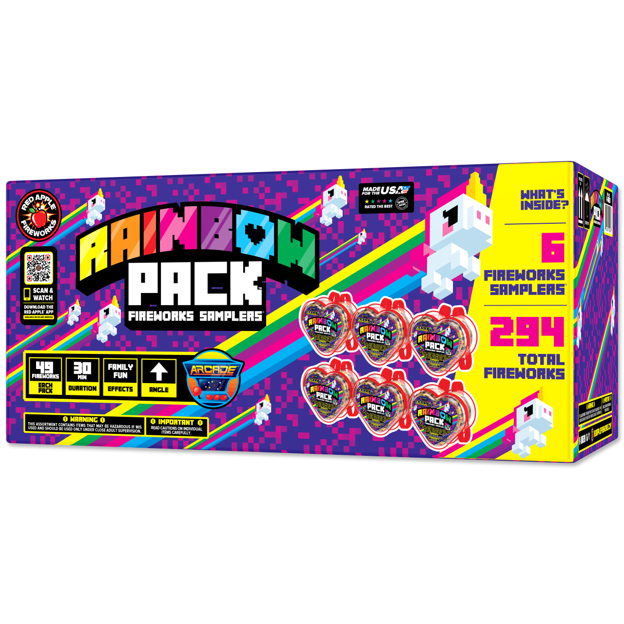 PACK RAINBOW RED 
