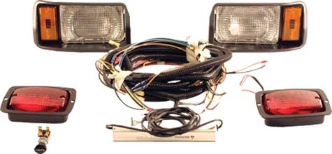 Club Car DS OEM Headlight and Tail Light Kit with Voltage Reducer