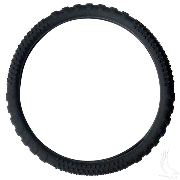 Rubber Steering Wheel Cover Black