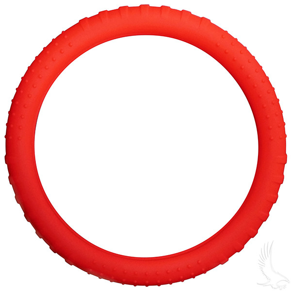 Rubber Steering Wheel Cover Red