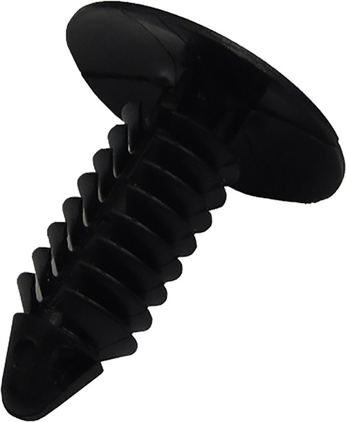 Push Rivet - Universal Black Plastic Xmas Tree - Pack of 10