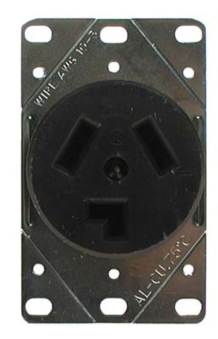 DC Charger Receptacle for EZGO - 3 Blade - Marathon (1977-1988)