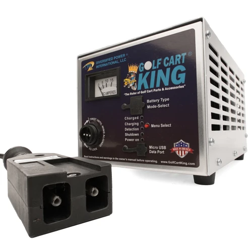 EZGO TXT DPI Charger - 48 Volt 17 Amp 48 Volt TXT - Powerwise Handle