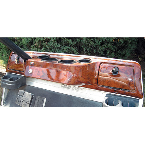 Club Car DS Dash Wood Grain 1982-up Club Car DS Dash Wood Grain 1982-up