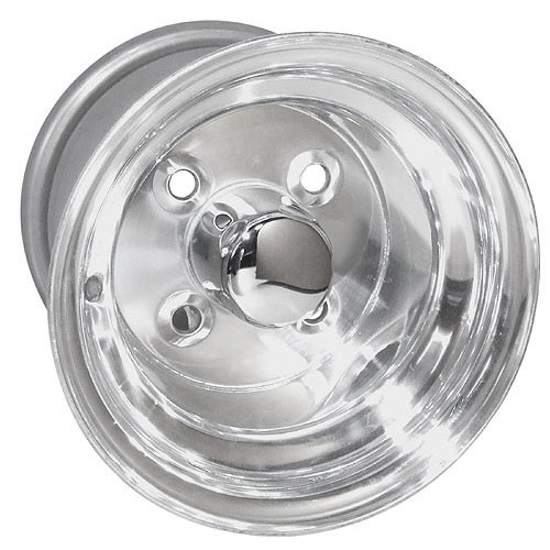 10 inch DWT Polished Standard Golf Cart Wheel | Golf Cart Accessories