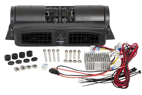 Breezeasy 3 Fan System with Converter for Gas & Electric Carts