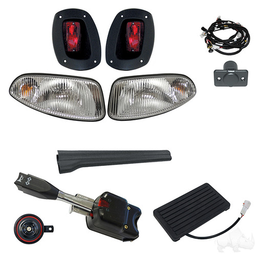 Light Kit w/ Plug & Play, E-Z-Go RXV 08-15 Light Kit w/ Plug & Play, E-Z-Go RXV 08-15